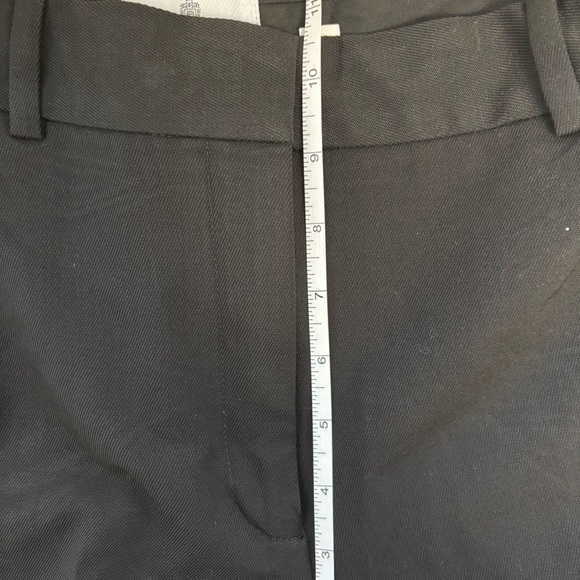 NWT Aritzia Babaton Black Agency Pant Cropped High Rise Straight Wool size 4 - Picture 14 of 16